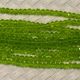 Намистини Ронделли 4,0 мм прозорі, 17 травяного кольору