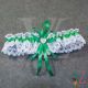 Подвязка для невесты 001, зеленого цвета