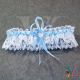 Подвязка для невесты 001, светло - голубого цвета