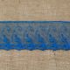 Мереживо “листочок” 6,5 см синій