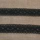Декоративное кружево винтажное К020422, 3,0 см. цвет черный