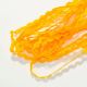 Шнур декоративний вюнчик-6, 5 мм, колір апельсиновий