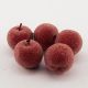 Яблука декоративні, в цукрі 3,5 см, 20 шт червоні