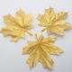 Листья клена С 00610 цвет золотой