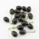 Оливки декоративні, 50 шт темно-оливкові