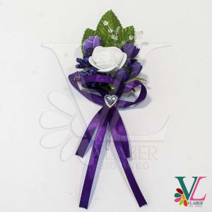 Бутоньєрка VL-002 фіолетового кольору 
