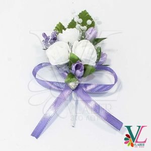 Бутоньєрка 003 R3F світло - бузкового кольору 