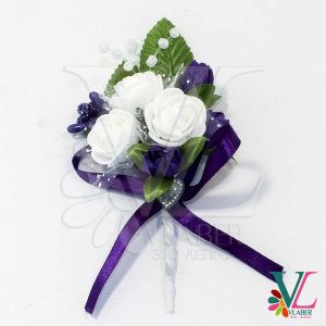 Бутоньєрка 003 R3F фіолетового кольору 