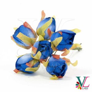 Букет троянд 1043 1,5 см, колір синій