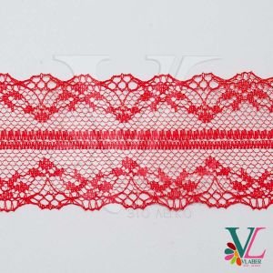 Кружево “паутинка” 9,0 м. цвет красный