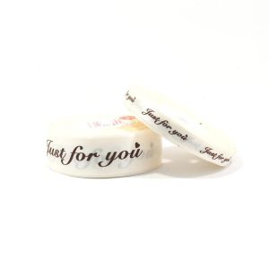 Стрічка атласна JUST FOR YOU 2,5 см, 17 м. колір кремовий