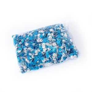 Серединка цветок 1,1 см бирюзовый