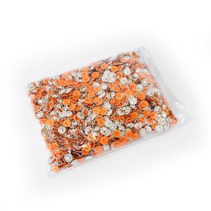 Серединка цветок 1,1 см оранжевый