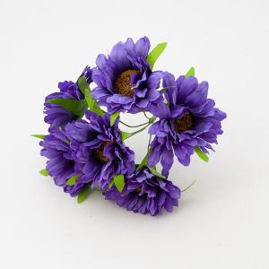 Букет ромашек 03003 5,0 см, цвет фиолетовый