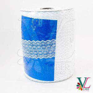 Мереживо “квіточка” 9,0 м. колір білий