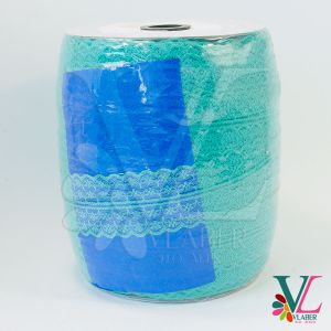 Мереживо “квіточка” 9,0 м. колір морський зелений
