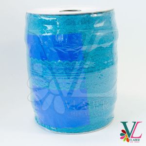 Мереживо “квіточка” 9,0 м. колір бірюзовий