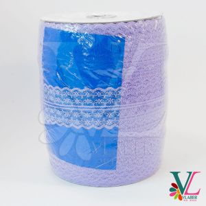 Кружево “цветочек” 9,0 м. цвет сиреневый
