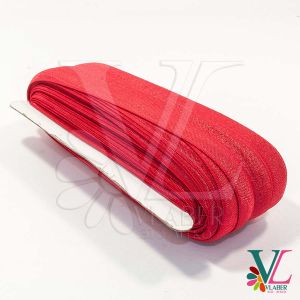 Лента стрейчевая 2,5 см, цвет красный