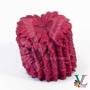 Прес заготовка “тюльпан” 5,0 см. колір бордовий