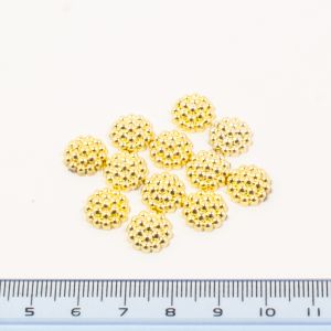Серединка цветок “драгмет” 250 гр. золотистый