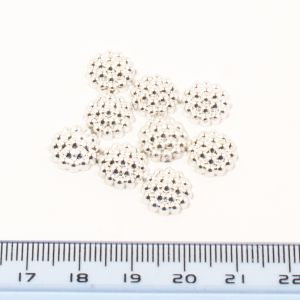 Серединка цветок “драгмет” 250 гр. серебристый