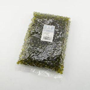 Намистини стіклярус, круглі травяні 10 мм 500 гр.