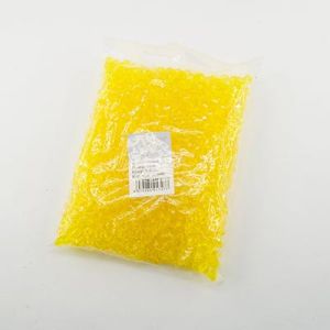 Намистини стіклярус, круглі жовті 10 мм 500 гр.