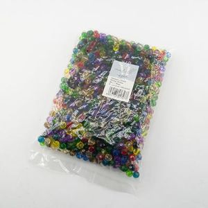 Намистини стіклярус, круглі мікс 10 мм 500 гр.