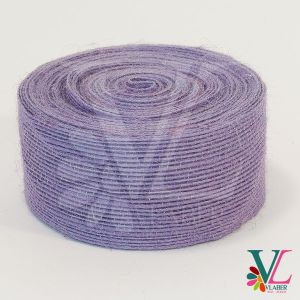 Лента из мешковины 4,0 см, цвет сиреневый