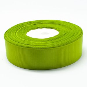 Стрічка репсова 2,5 см, колір травяний