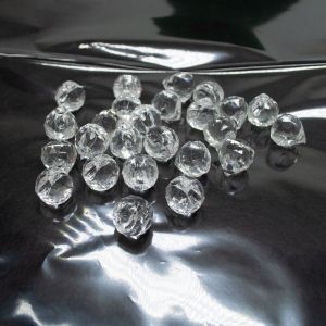 Підвіски акрилові, круглі, 18*16 мм, 500 гр