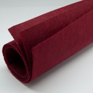 Фетр листовий 40 х 50 см, колір вишневий