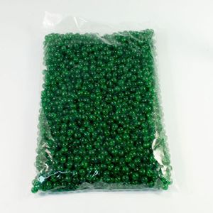 Намистини "бите скло", 10 мм 500 г. зелені