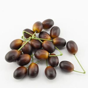 Оливки декоративные, 50 шт коричневые