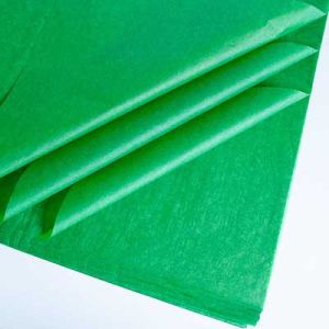 Папір тіш’ю пакувальний зелений, 40 аркушів 50×70 см