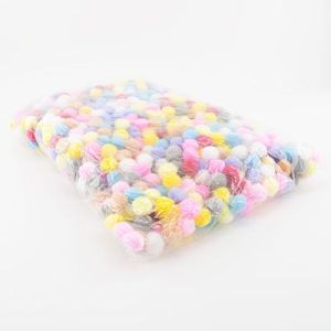 Помпони пастельний мікс, 1,5 см 1000 шт