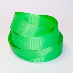 Стрічка репсова 2,5 см, лайм №52 22,5 м.