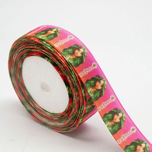 Стрічка репсова 2,5 см Мавка літо 20 м.