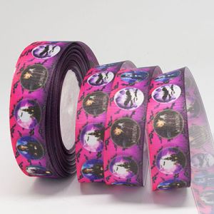Стрічка репсова 2,5 см "Wednesday" v003 20 м