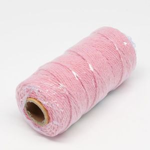 Шнур 2 мм. 100 м. рожевий