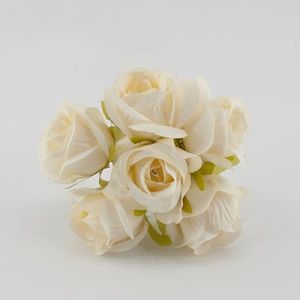 Букет из роз С30296 48 шт. 3,5 см кремовые