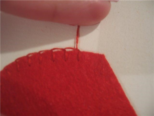 Брошка з фетру своїми руками: обшивка пелюстки червоного маку
